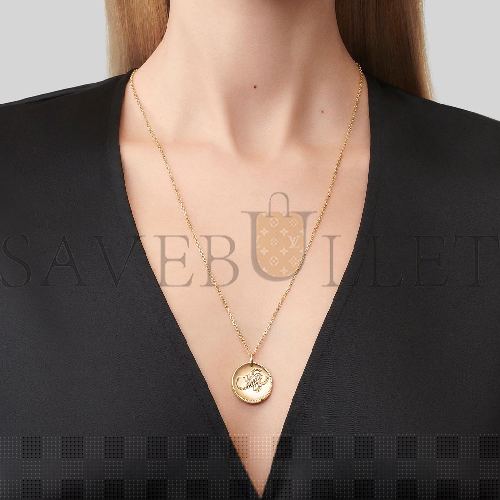 VAN CLEEF ARPELS ZODIAQUE MEDAL SCORPII (SCORPIO) - YELLOW GOLD  VCARP7SZ00